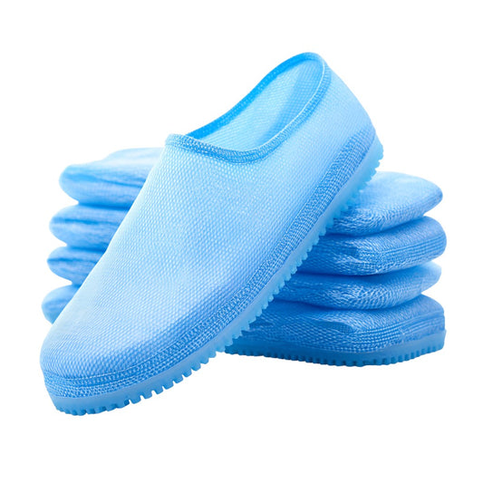 Qyron Premium Non-Slip Disposable Shoe Covers (Set of 100)